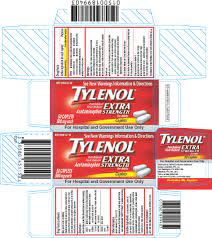 The higher dose is no problem. Tylenol Extra Strength