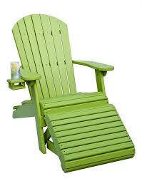 Amish Poly Adirondack Chair With Optional Folding Ottoman Amish Outdoor Furniture Adirondack Chair Wood Adirondack Chairs