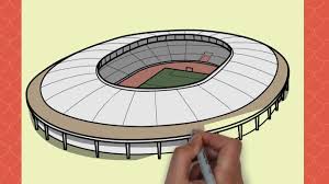 Como Desenhar Um Estadio De Futebol Passo A Passo Facil E Rapido Youtube