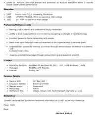 It is a personal document that outlines your professional career and educational level. Resume Formats Making Resume