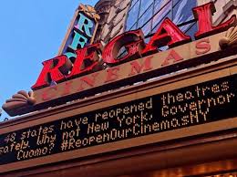 Are you ready for a wonderful virtual trip around the world? Shuttered Times Square Movie Theater Has Message For Cuomo