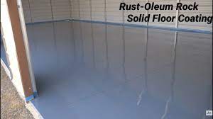 Please view our concrete flooring colors to view available options. Applying Rustoleum Rock Solid On My New Garage Floor 50x20 Steel Building Setup Youtube