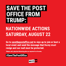 Save The Post Office Saturday Day Of Action In 2020 Post Office Resignation Protest Signs