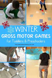 Fun Winter Gross Motor Activities Gross Motor Activities Physical Activities For Toddlers Physical Activities For Kids