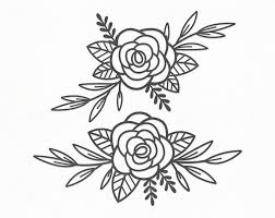 Free Free Flower Svg Draw 931 SVG PNG EPS DXF File