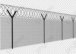 Transparent Barbed Wire Fence Png Format Image With Size 1024 724 Barbed Wire Fencing Transparent Barbed Wire