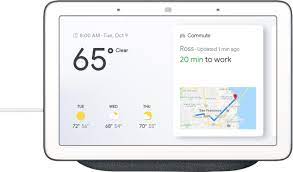 Nest Hub Smart Display With Google Assistant Charcoal Ga00515 Us Best Buy Google Home Best Home Automation Smart Home Automation