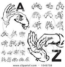 Black And White Sign Language Sign Language Double Handed Alphabet Deaf Bsl Asl Sign Language Phrases Sign Language Interpreter Sign Language