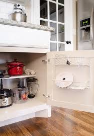 Deep tiers and can be installed to cabinet doors or walls for extra storage of cleaning supplies or small items. 11 Surprising Ways To Organize Using Cabinet Doors Polished Habitat