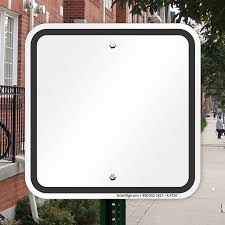 Thank you for choosing sehi, have a wonderful day! Blank Sign Templates Black Printed Border Custom Sku K 4726