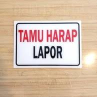 Kumpulan wallpaper kagura skin baru. Jual Stiker Tamu Wajib Lapor Dan Area Dilengkapi Cctv Di Lapak Optima Media Edu Bukalapak