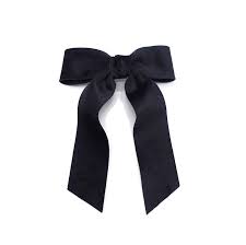Velvet Fabric Hair Bow With Tail Double Faced Velvet Basic Etsy Velvet Hair Hair Accessories For Women Black Hair Bows