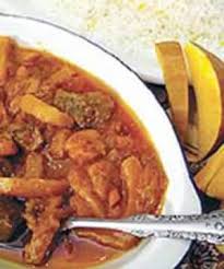 نتیجه تصویری برای خورش آلو اسفناج با مرغ