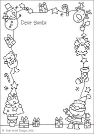 Letter For Santa To Colour In Kate Smith Designs Letters From Santa Holiday Blog 10 Perfect Christmas Lettering Santa Letter Template Christmas Freebie