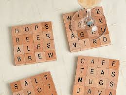 We've been without coasters for nearly 3 years now. Diy Wood Tile Alphabet Coasters Idea Fun365