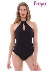 Pin By Vasilko On Swimsuits High Neck Swimsuits Underwire One Piece Swimsuit Swimsuits