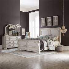 Poplar & pine solids with wood products. Bedroom Sets Abbey Road 455w Br Qsldmc 6 Pc Queen Sleigh Bedroom Set At Owen Furniture Co