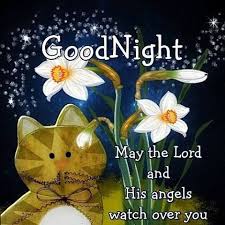 Good Night May The Lord And His Angels Watch Over You Good Night Blessings Good Night Friends Good Night Wishes