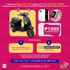 For citi cardholders new to foodpanda only: Foodpanda Celebrates 7th Birthday With Nationwide Blowout Sunstar