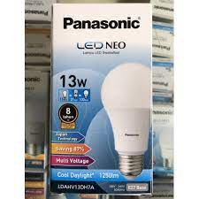 Serahkan penerangan rumah anda pada panasonic led evo dengan daya tahan hingga 12 tahun. Panasonic Neo 13watt Lampu Led Bulb Cool Day Light Putih Shopee Indonesia
