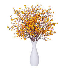 Shop sam's club for savings on bulks flowers, baby's breath, wholesale flowers, arrangements, and more! Momkids 6 Pcs Faux Fall Flowers Orange Babys Breath Fabric Cloth Artificial Flowers European Plants Decor Wedding Party Bouquet Real Touch Diy Home Faux Flowers For Decoration Baby Breath Flower Bulk Buy