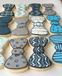 Bow Tie Cookies Royal Icing Sugar Cookies Boy Baby Shower Boys Baptism Cookies Baby Baby Shower Cupcakes For Boy Baby Shower Desserts Boy Bow Tie Cookies