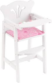 Free plans to help anyone build simple, stylish furniture at large build: Amazon Com Kidkraft Lil Doll High Chair Gift For Ages 3 White 12 X 12 X 22 25 Baby