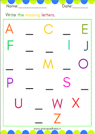Each of these rhyming word pairs is missing its first letter. Missing Letters Worksheet For Preschool Pdf Printable A Z Worksheet Free Download Printables Worksheets Digital Art Read Articles