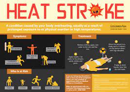 Heat Stroke Heat Stroke Happens When The Body Temperature Exceeds 40 5 Degree Celsius It Is Important To Know The Sig Heat Stroke Heat Exposure Healthy Tips