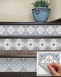 Wall Tile Decals Vinyl Sticker Removable Tile Or Wallpaper For Kitchen Bath Stair Risers Bmix3 Mit Bildern Aufkleber Fliesen Sticker Fliesenaufkleber