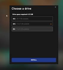 Can T Choose Drive To Download Games From Xbox Pc Game Pass Solved Windows 10 Forums