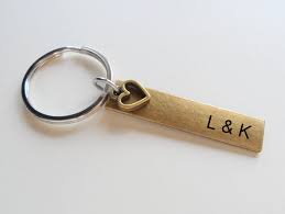 Antique Bronze Keychain Bronze Gift Couples Keychain Etsy In 2020 Bronze Anniversary Gifts Bronze Gifts Year Anniversary Gifts