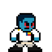 Grand Admiral Thrawn Pixel Art Grand Admiral Thrawn Hama Beads Patterns