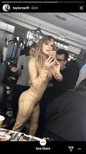Taylor Swift Nude Bodysuit Instagram Story