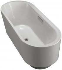 Check out soaking bathtubs available by top brands including streamline, barclay products and wyndham collection. Oval Bathtub Evok C18347k Jacob Delafon Freestanding Acrylic White