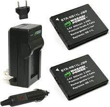 Amazon.com : Wasabi Power Battery (2-Pack) and Charger for Canon NB-11L,  NB-11LH and Canon PowerShot A2300 IS, A2400 IS, A2500, A2600, A3400 IS,  A3500 IS, A4000 IS, ELPH 110 HS, ELPH 115