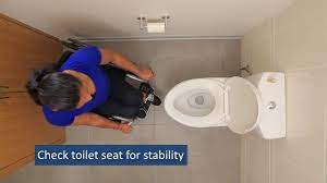 Unfortunately, visiting the bathroom is one of them, and it is also something that you will have to do multiple times, every single day. Bathroom Transfers Sci Empowerment Project Wheelchair Skills Video 19 Youtube