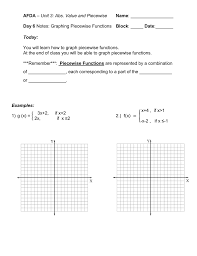 } that does the computation and then in main just have the scanf and printf(%1.2f, f(m)). Afda Name Day 6 Unit 3 Abs Value And Piecewise