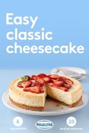 Maybe you would like to learn more about one of these? Philadelphia Classic Cheesecake Recipe Cheesecake Recipes Easy Cheesecake Recipes Classic Cheesecake