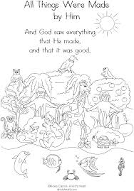 Creation Coloring Page Creation Coloring Pages Bible Coloring Pages Coloring Pages