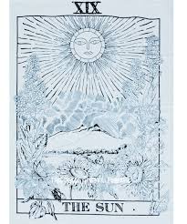 The sun tarot card is the major arcana card of positivity, optimism, freedom and fun. Black White The Sun Tarot Card Tapestry Poster Size 30x45 Inch Royalfurnish Com