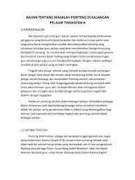 Savesave ponteng sekolah for later. Kajian Tentang Masalah Ponteng Di Kalangan Pelajar Tingkatan 6