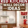 Red kitchen accessories can be used in large quantities and in small details. 3