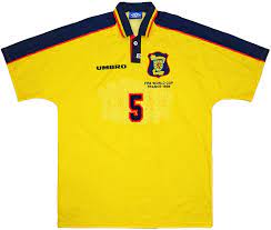 In der regel erfolgt die bestellung innerhalb von 24 bis 48 stunden. Umbro 1998 Scotland Match Issue World Cup Away Shirt Vintage Football Shirts