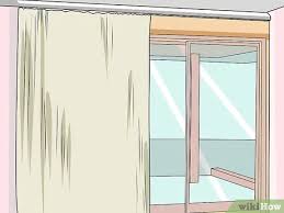 Curtains over sliding door blinds. Simple Ways To Hang Curtains Over Vertical Blinds 13 Steps
