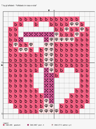 Tahoma font lowercase and numbers cross stitch alphabet. Pink And Purple Hearts Alphabet Cross Stitch Patterns Number Png Image Transparent Png Free Download On Seekpng
