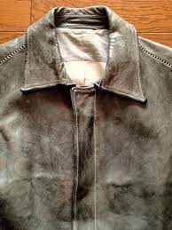 Fs Carol Christian Poell Overlock Blue Green Leather Size 48 Stylezeitgeist Leather Jacket Carol Christian Poell Celebrity Jackets