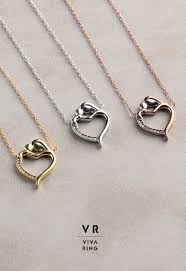Vivaring Personalizednecklace Mothersdaygifts Momgifts Momgiftideas 14kgoldnecklace Per Heart Pendant Diamond Mom Heart Necklace Heart Necklace Diamond