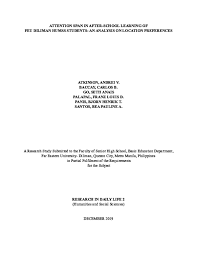 Therefore, qualitative research is an interactive process in which the persons studied teach the researcher about their lives. Pdf Attention Span In After School Learning Of Feu Diliman Humss Students An Analysis On Location Preferences Bjorn Henrik Panis Academia Edu