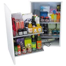 These will take your kitchen from disorganized to customized. Kessebohmer Magic Corner Soft Close Rh Pull Out Storage H 525mm W 971mm Diy At B Q